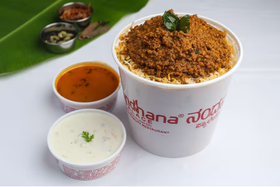 Bucket Mutton - Kheema Biryani